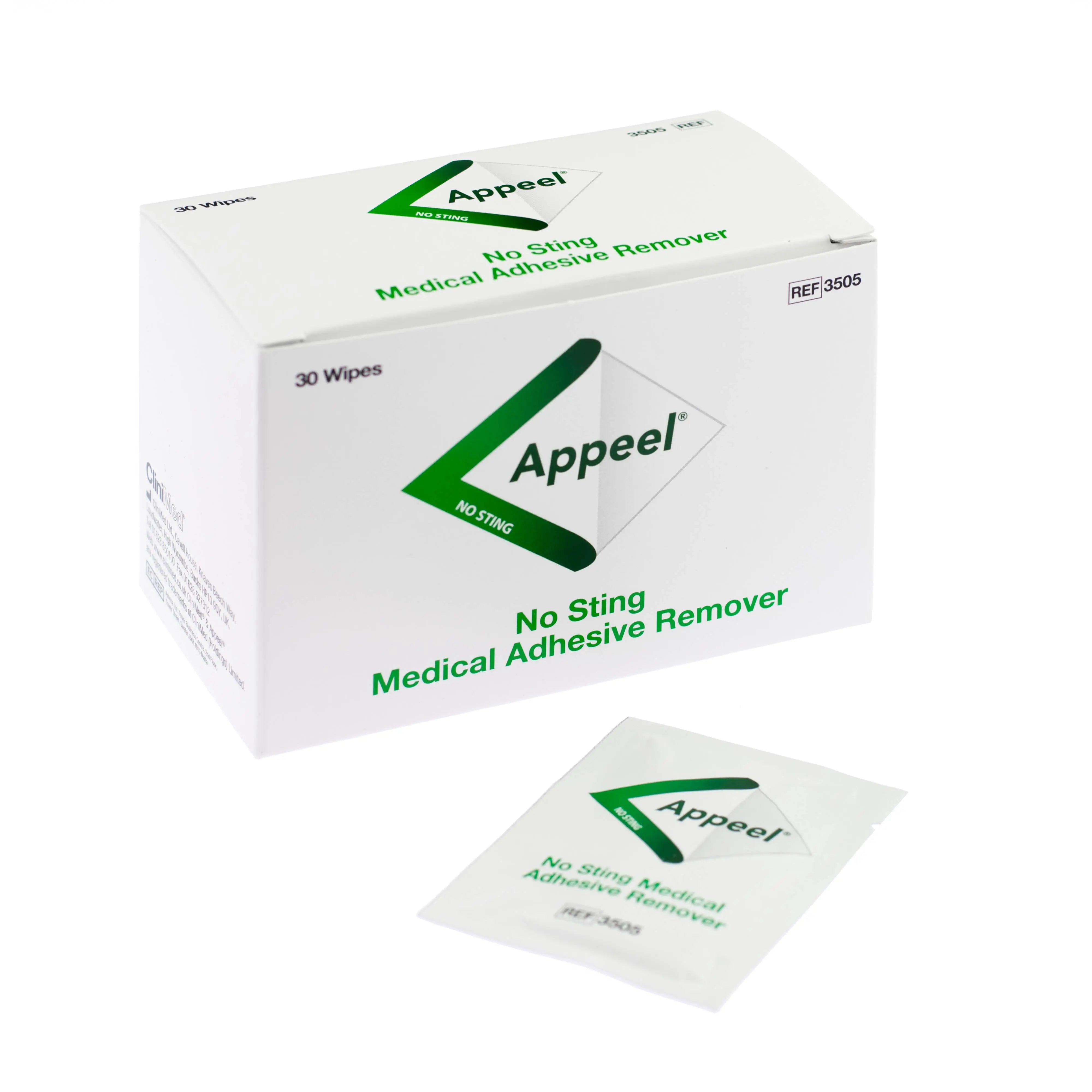Appeel No Sting Medical Adhesive Remover Wipes (x30)
