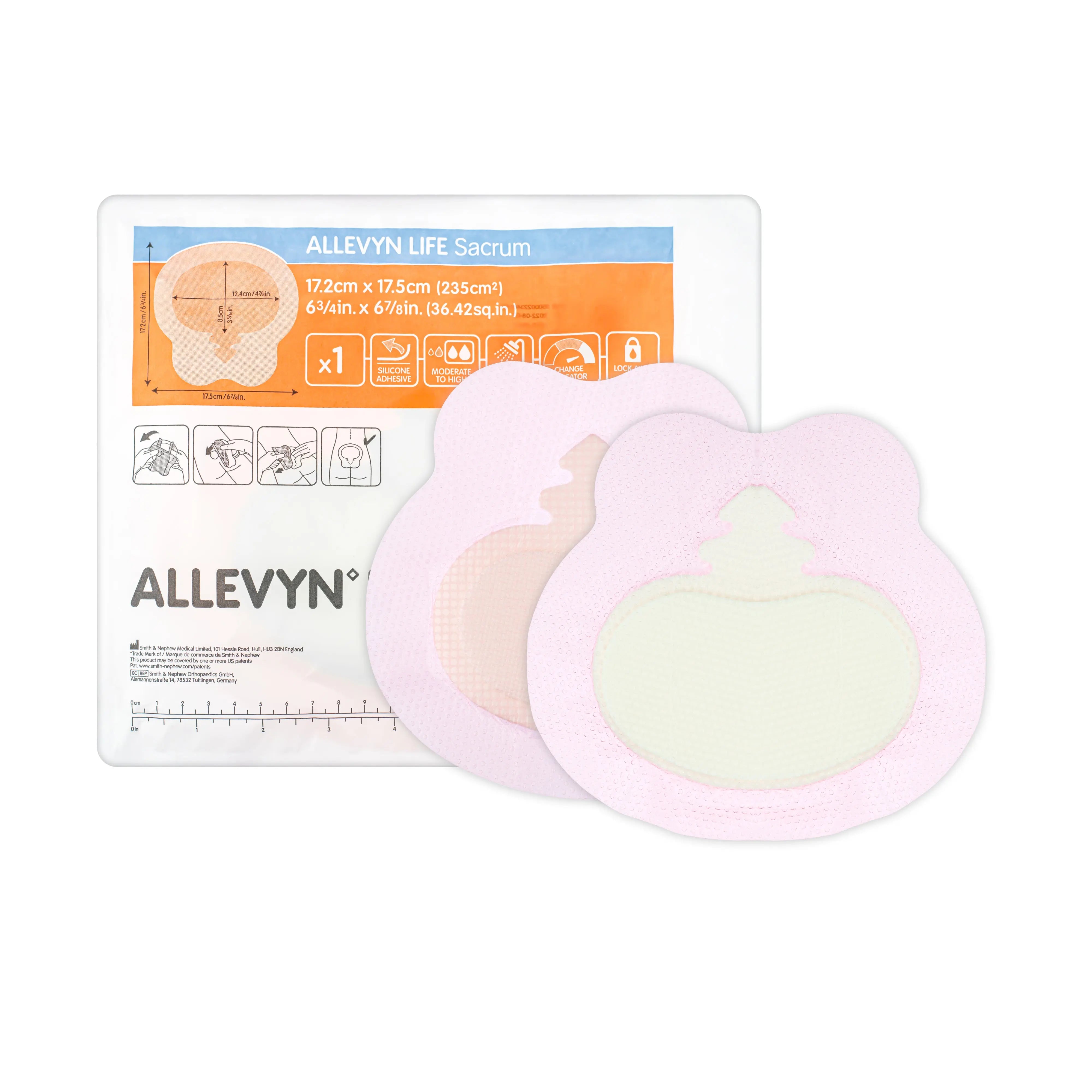 Allevyn Life Dressing - Silicone Adhesive Dressing (Sacrum) (Multiple Sizes) (x10)