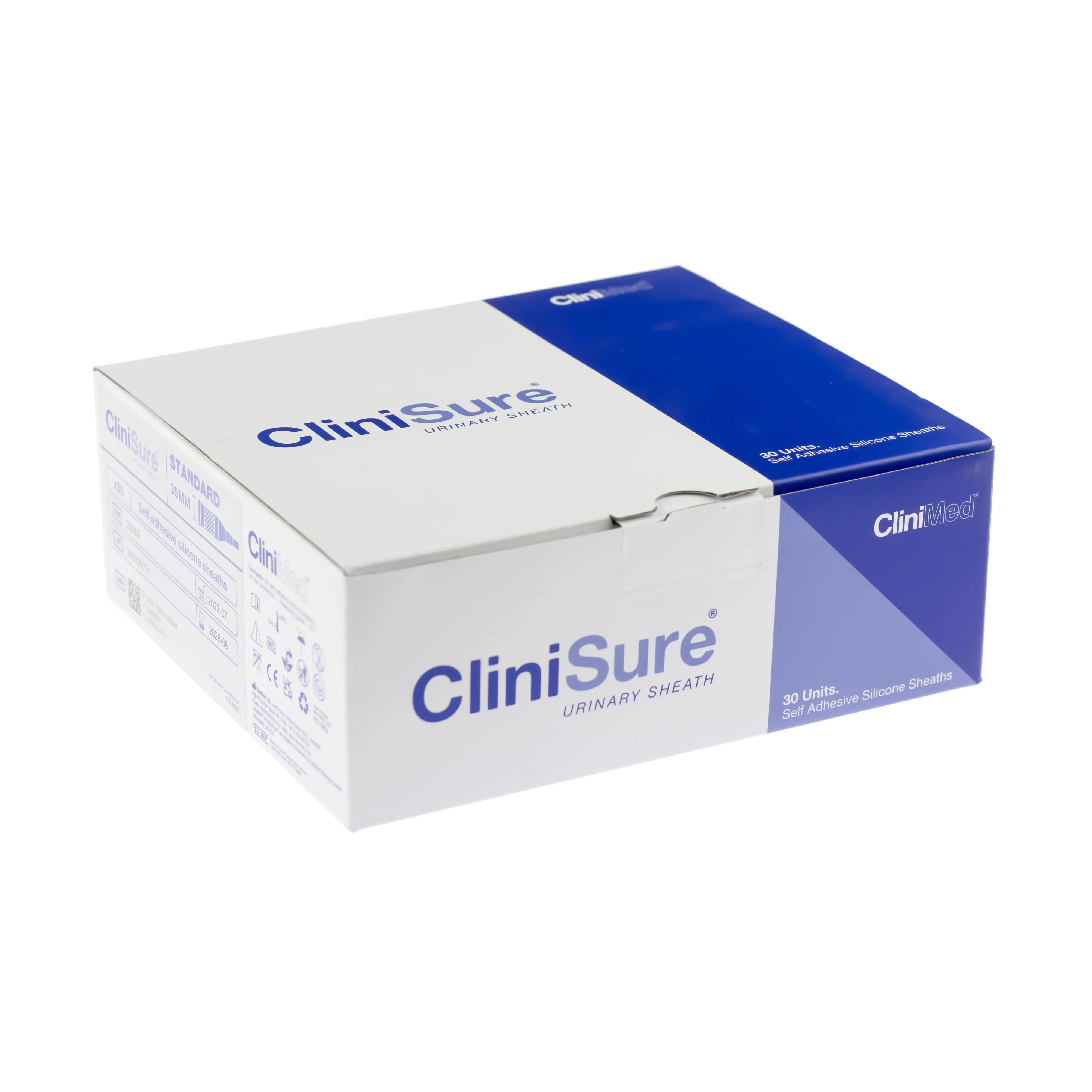 Clinisure Silicone Sheath - Self Adhesive External Catheter (x30)