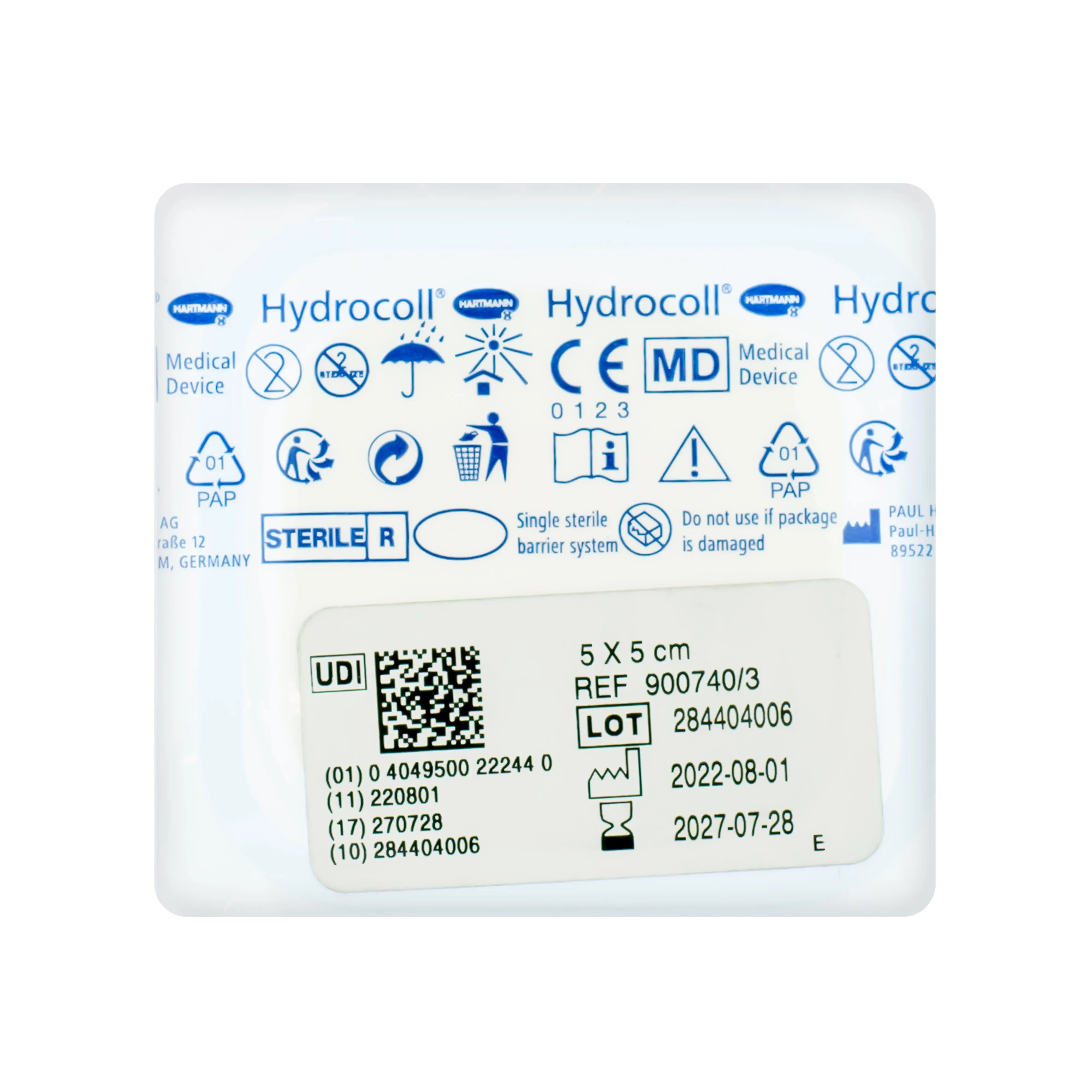 Hydrocoll Border Dressing - Self-Adherent Absorbent Hydrocolloid (Multiple Sizes) (x10)