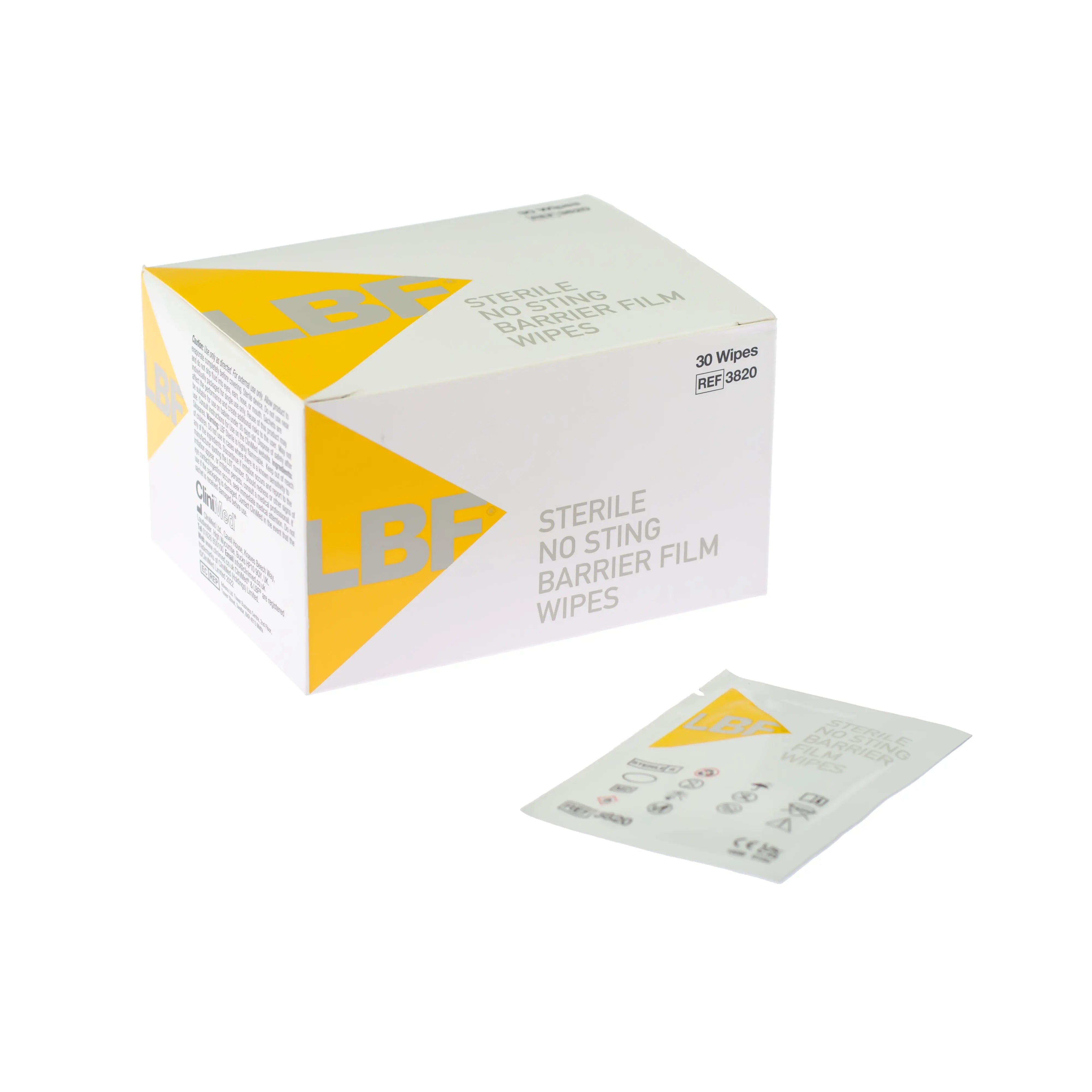 LBF Sterile Barrier Film Wipes (x30)