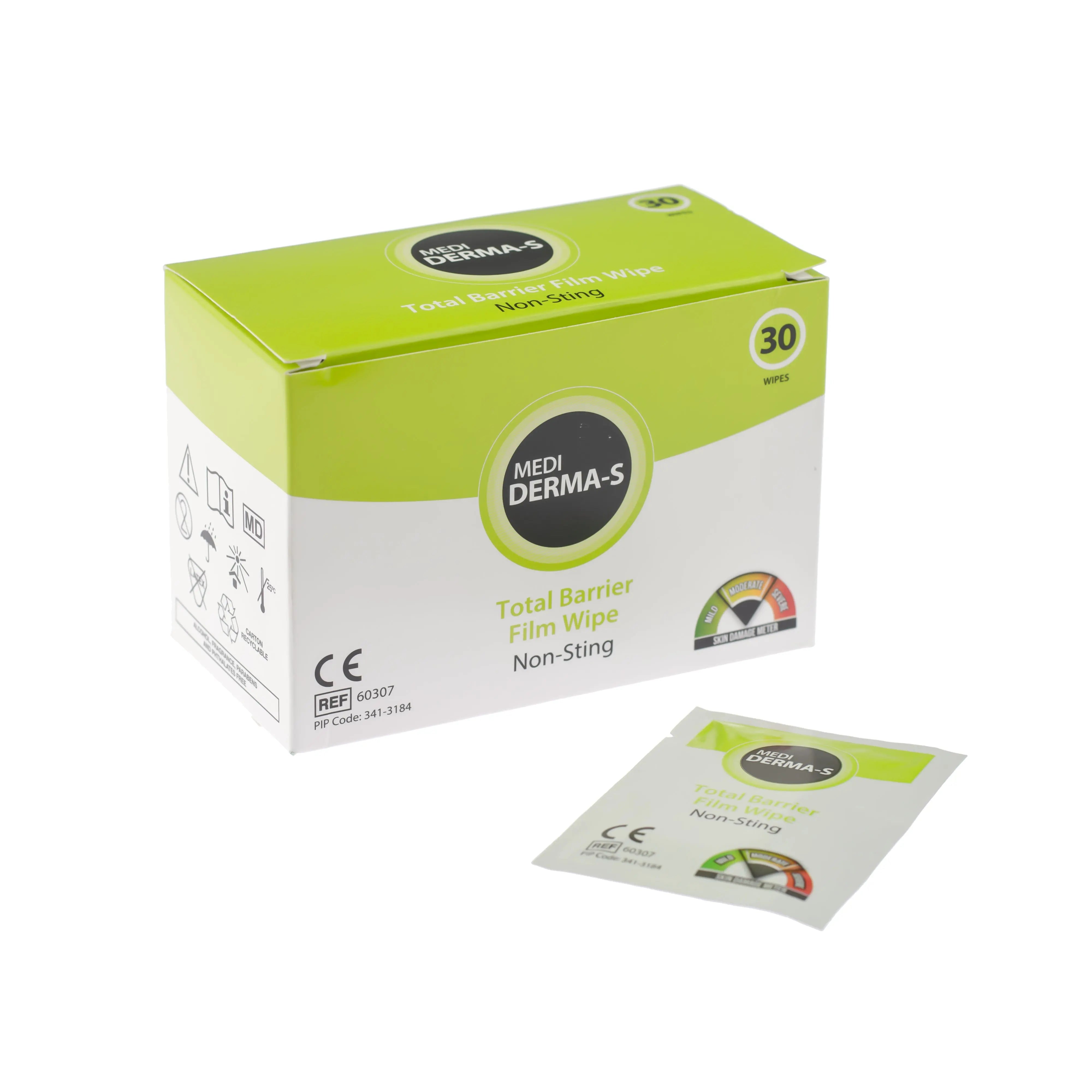 Medi Derma-S Barrier Film Wipes (x30)