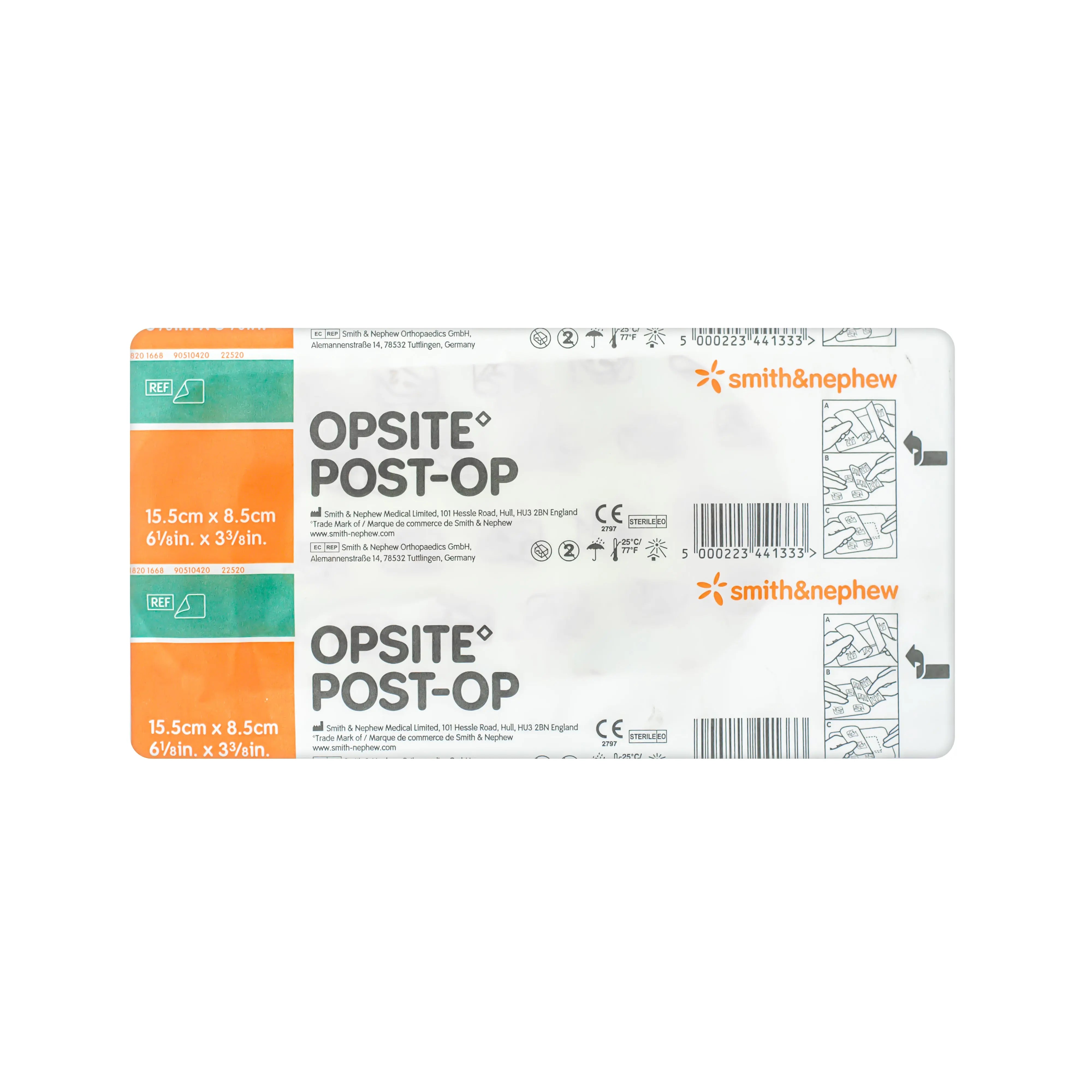 OpSite Post-Op Dressing - Absorbent & Bacteria Proof Film Dressing (8.5cm x 15.5cm) (x20)