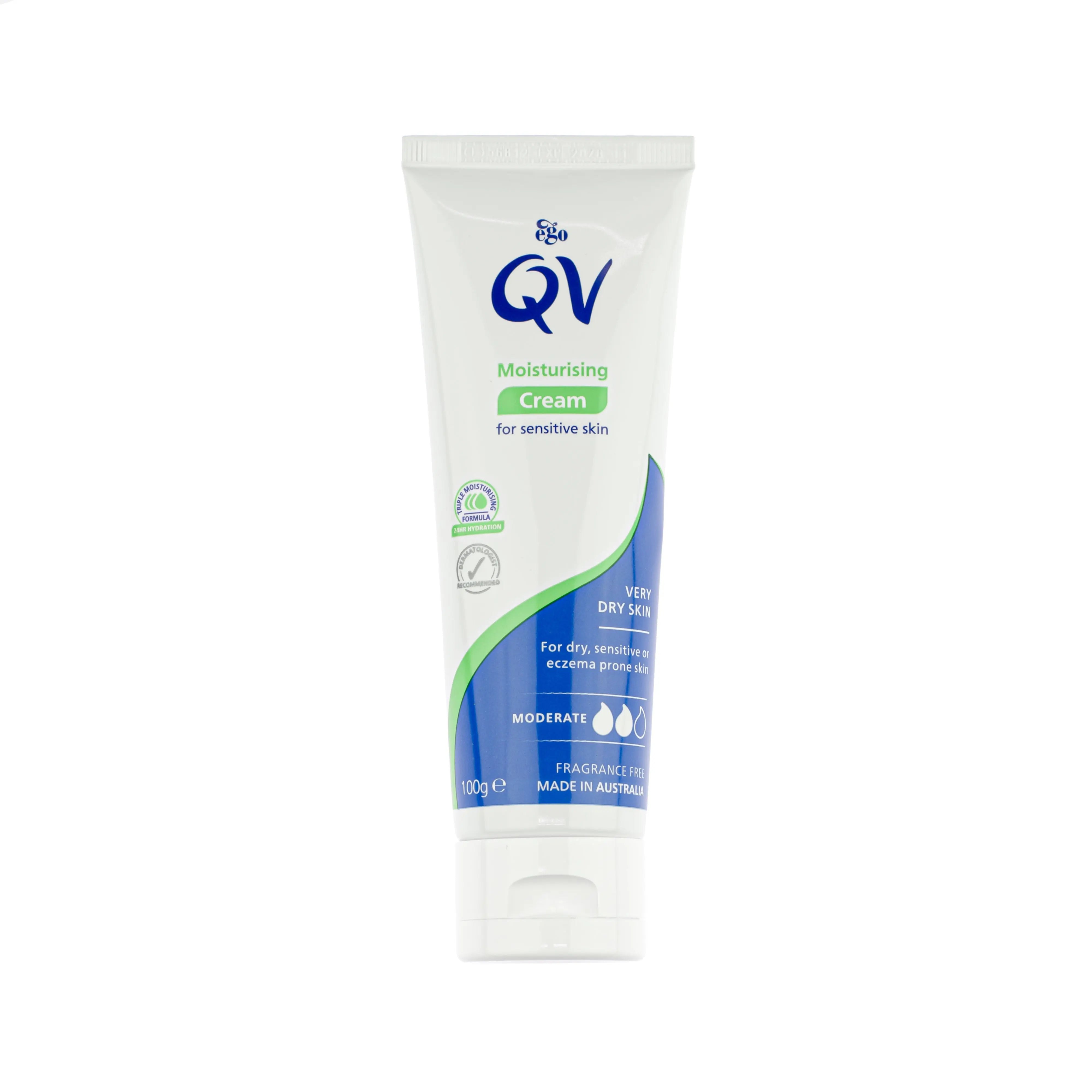 QV Moisturising Cream - For Eczema, Dermatitis, & Psoriasis (100g or 1050g)