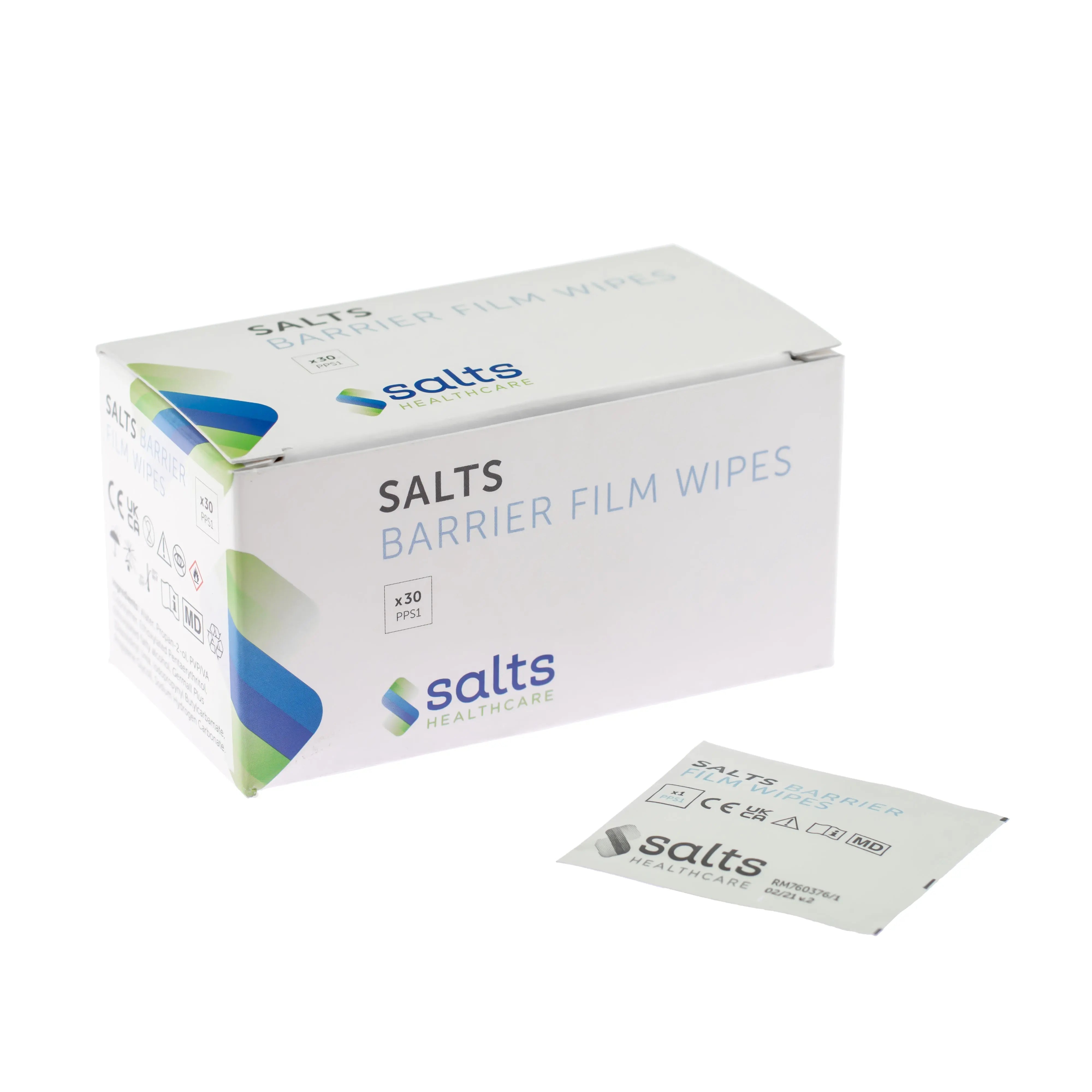 Salts Barrier Film Wipes (x30)