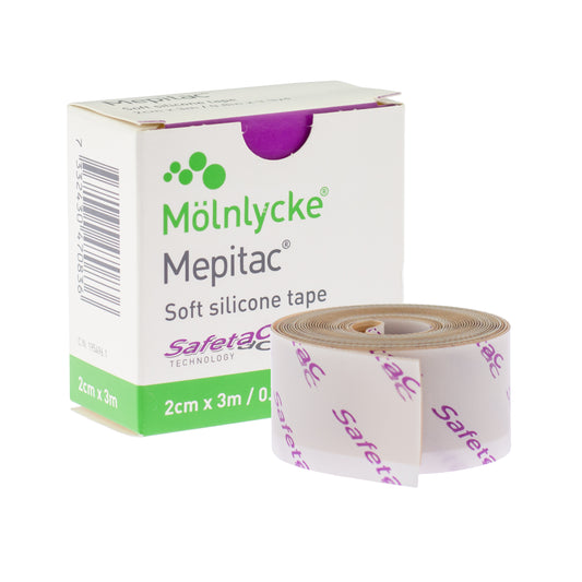 Mepitac Soft Silicone Surgical Tape (2cm x 3m) (x1)