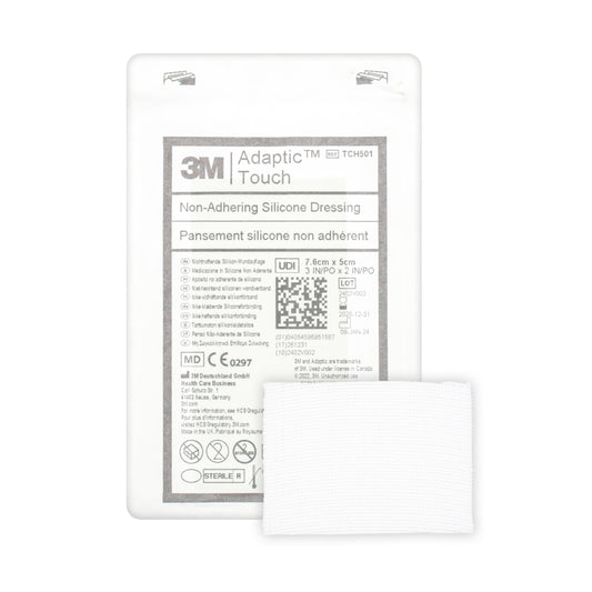 3M Adaptic Touch Dressing - Non-Adhering Silicone Dressing (Multiple Sizes) (x10)