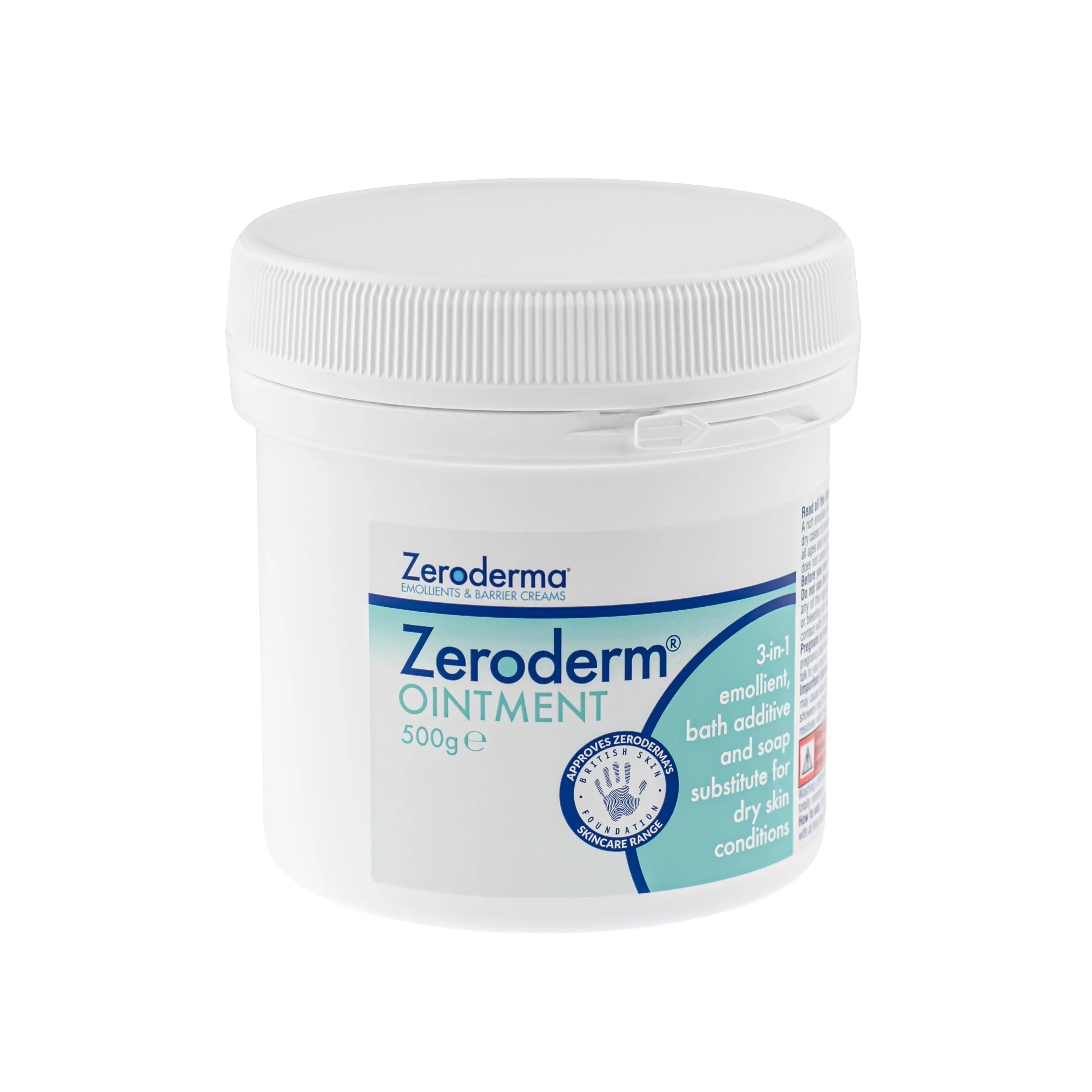 Zeroderm Ointment - 3 in 1 Moisturizer, Wash, & Bath Additive (125g or 500g)