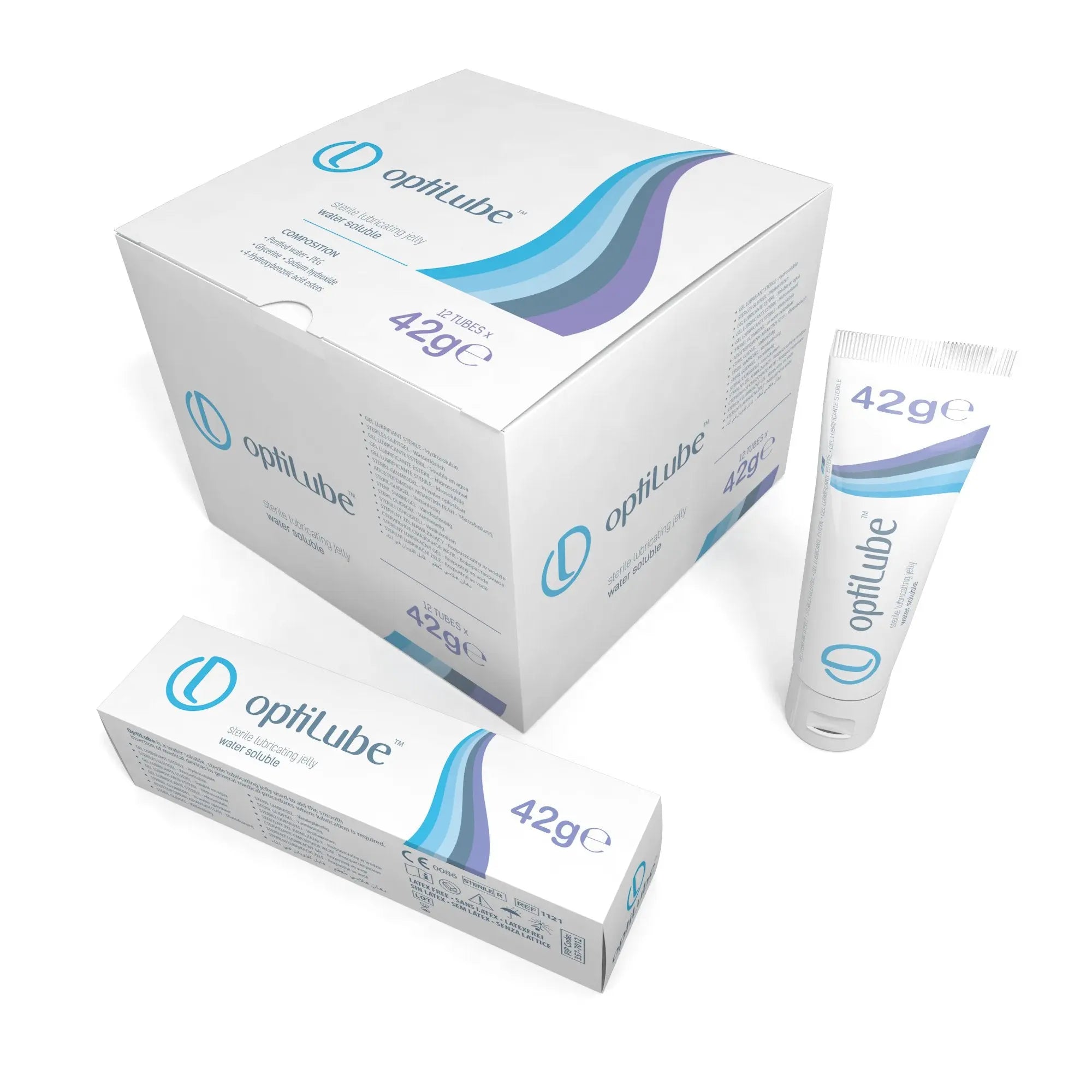 OptiLube Tubes - Sterile Lubricating Jelly (42g)