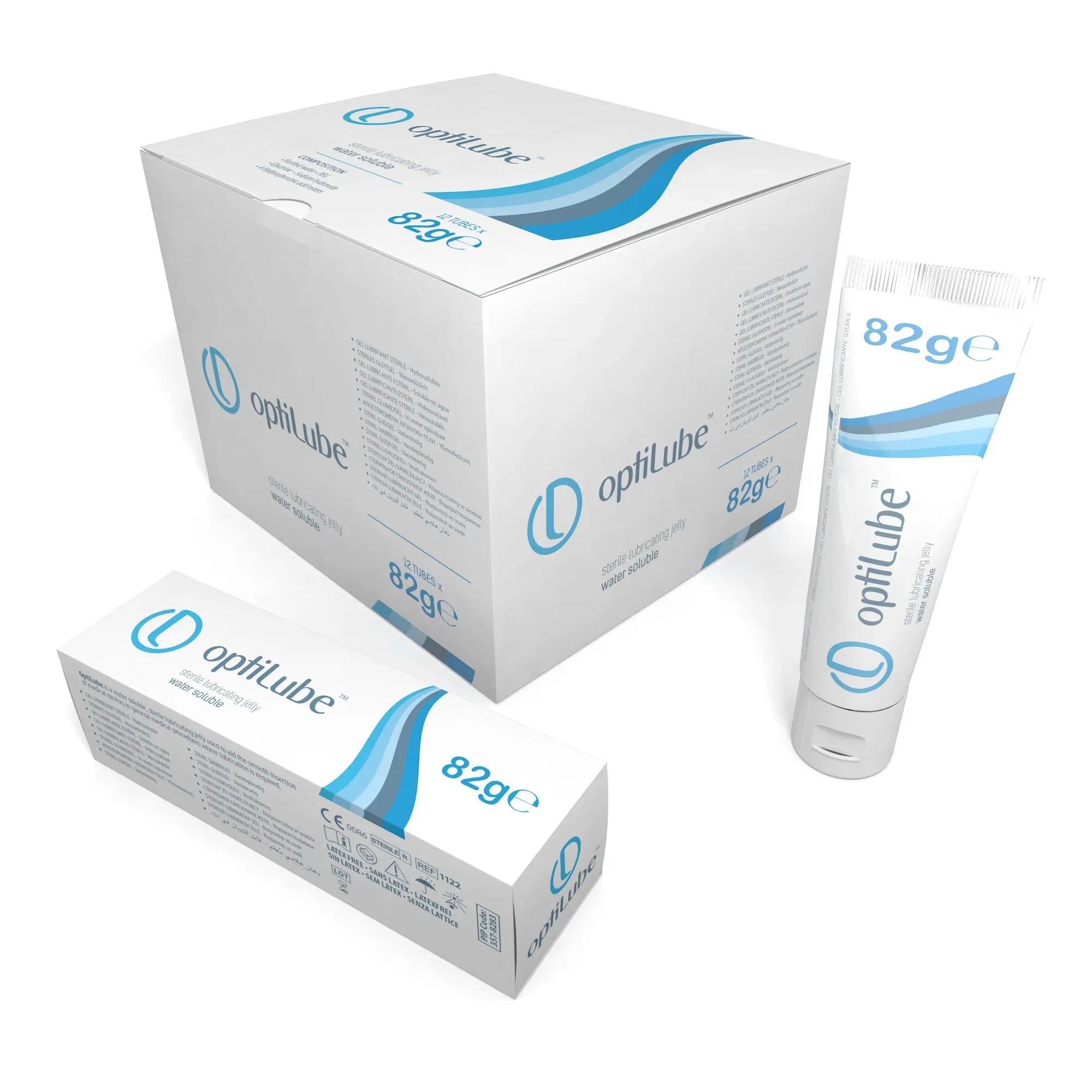 OptiLube Tubes - Sterile Lubricating Jelly (82g)