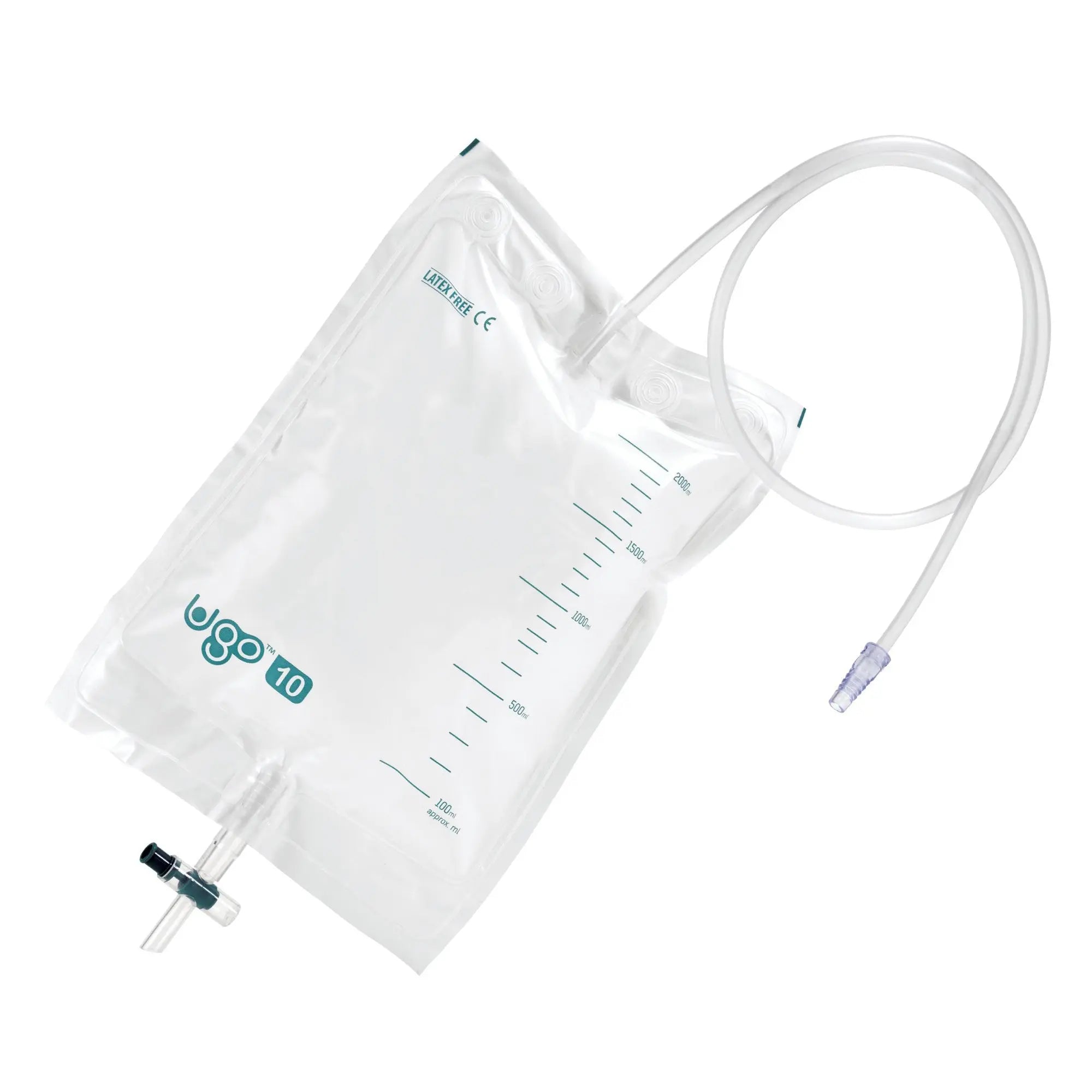 Ugo 2L Drainage Bags - Urine Night Bags (x10)